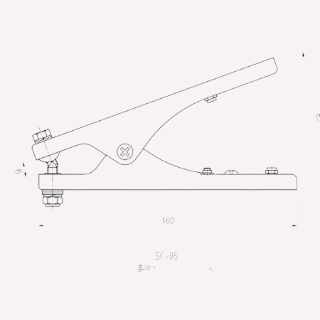 SS Grounding Clamp SC-05-13